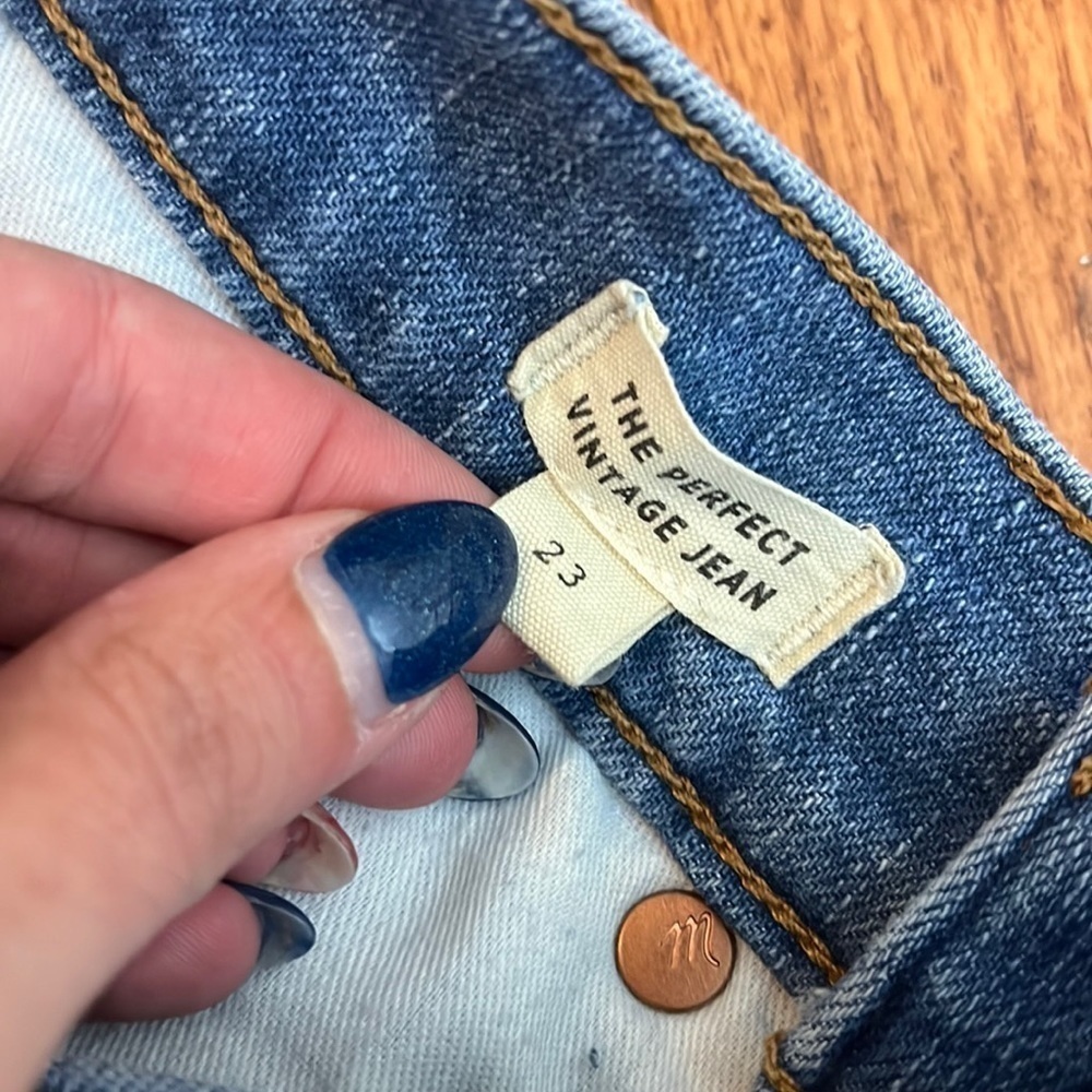 Madewell The Perfect Vintage Jean Size 23 - Picture 10 of 15